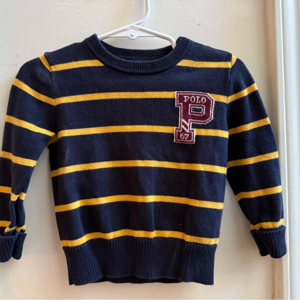 Ralph Lauren Letterman Sweater - Picture 2 of 8